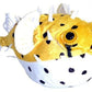 Adore Plush Company 12" Fugu The Porcupine Pufferfish Plush Toy - Yellow Soft Fabric