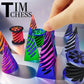 Timchess 3Pcs Impossible Cone, Spiral Cone Fidget Toy, Impossible Pyramid Passthrough 3D Printed Fidget Toys Adults, Spiral Illu