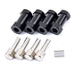 Readytosky 12mm Wheel Hub Hex Spacer 25mm Offset Extension Drive Adapter for 1/10 Traxxas Rustler Axial SCX10 ii Wraith Gen7 Gen