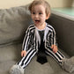 Singcoco Baby Boy Halloween Costume Outfit Newborn Striped Romper (Black,12-18 Months)