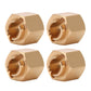 INJORA Brass Wheel Hex Hub 6mm(+2mm) Extenders Adaptor for 1/18 RC Crawler Car TRX4M Upgrade Parts