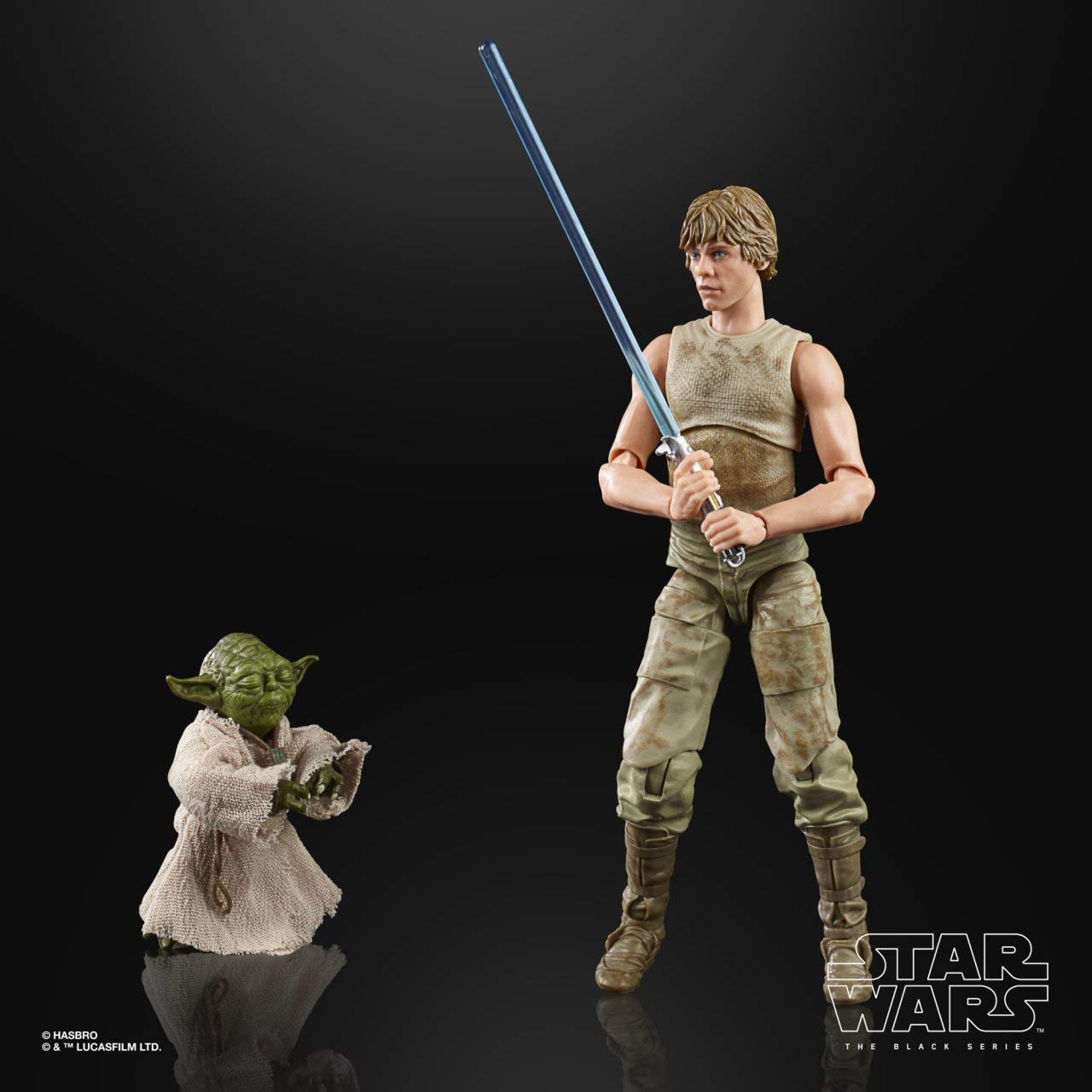 STAR WARS The Black Series Luke Skywalker & Yoda 6-Inch Figures - The Empire Strikes Back 40th Anniversary, Black, Model E9642
