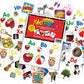 Barker Creek Learning Magnets A to Z Letters with Pictures, Set of 60