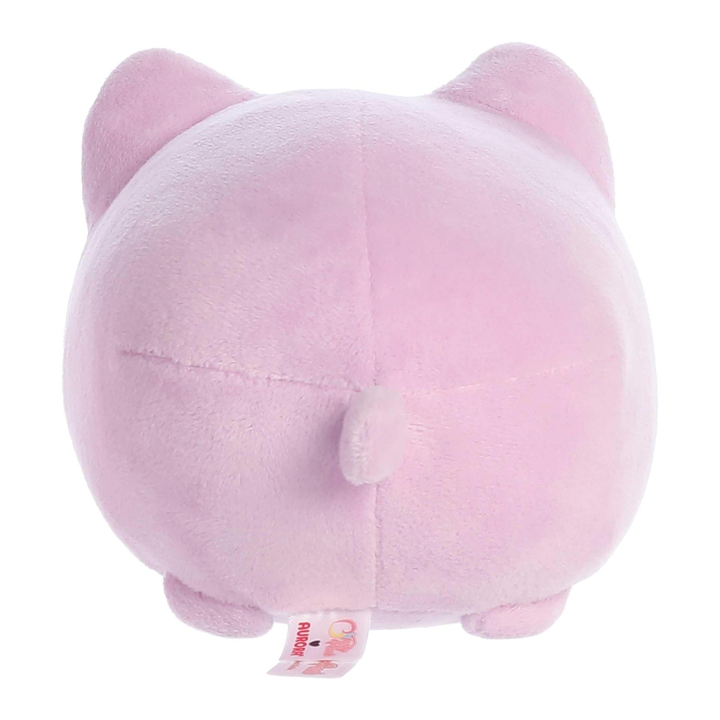 Aurora® Enchanting Tasty Peach® Taro Meowchi Stuffed Animal - Bright & Colorful Design - Showpiece Plush - Purple 7 Inches