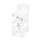 Melissa & Doug Mine To Love Wooden Play High Chair For Dolls, -Stuffed Animals - White (18H X 8W X 11D Assembled)