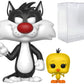 Funko Pop! Animation: Looney Tunes - Sylvester And Tweety Vinyl Figure (Bundled With Pop Box Protector Case)