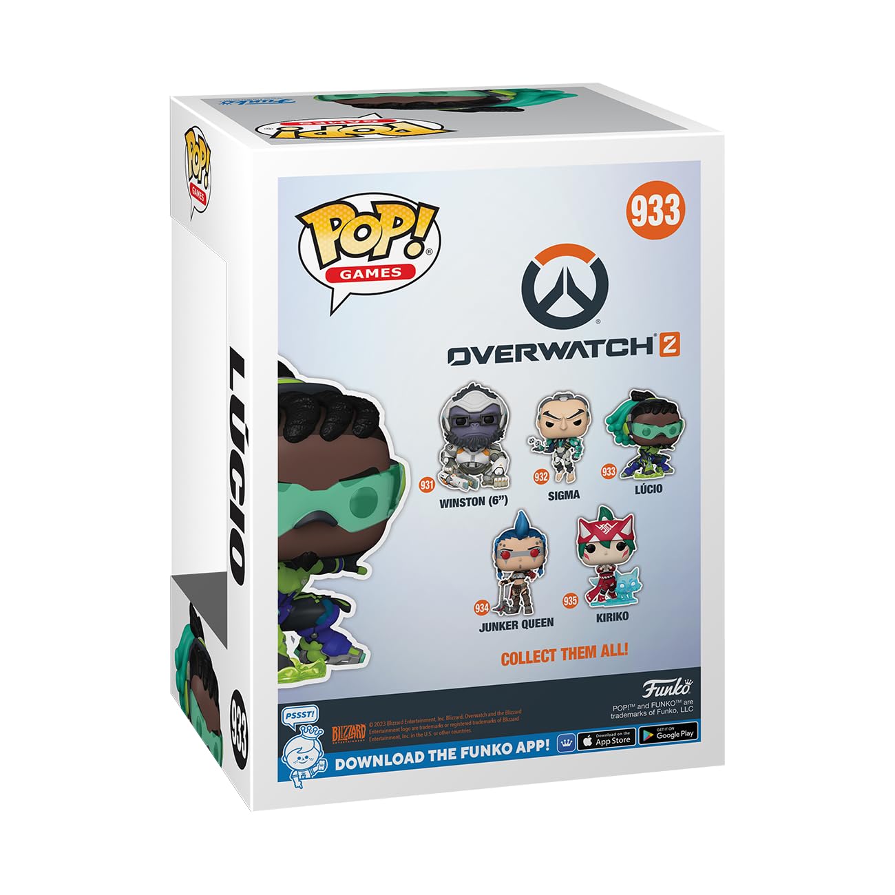 Funko Pop! Games: Overwatch 2 - Lúcio - Overwatch - Collectable Vinyl Figure - Gift Idea - Official Merchandise - For Kids & Adults - Video Games Fans - Model Figure For Collectors And Display