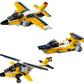 Super Toy Kid 3In1 Aeroplane Helicopter Building Blocks Mind Game Architect Series Toy Birthday Gift For Boys & Girls Christmas 
