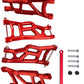 RCMYou RC Front Rear Suspension A-Arms Upgrades Part for 1/10 Rustler VXL/Stampede VXL 2WD,Alloy Arms Hop Ups w/Tie Bar,Replace 