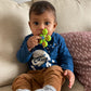 Haba Silicone Teethers For Babies 6-18 Months - Star Design Silicone Teether Ring And Grasping Toy For Safe Sensory Development - Dishwasher Safe Baby Essentials