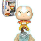 Funko Pop! Avatar The Last Airbender Aang On Airscooter Glow In The Dark Gitd Chase Special Edition Sticker Figure
