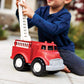Green Toys Fire Truck - BPA Free, Phthalates Free Imaginative Play Toy for Improving Fine Motor, Gross Motor Skills. Toys for Ki