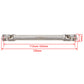 Meus Racing Universal Driveshaft For Scx10 Scx10 Ii Wraith Trx4 1/10 Rc Crawler Upgrades Parts, 112-163Mm