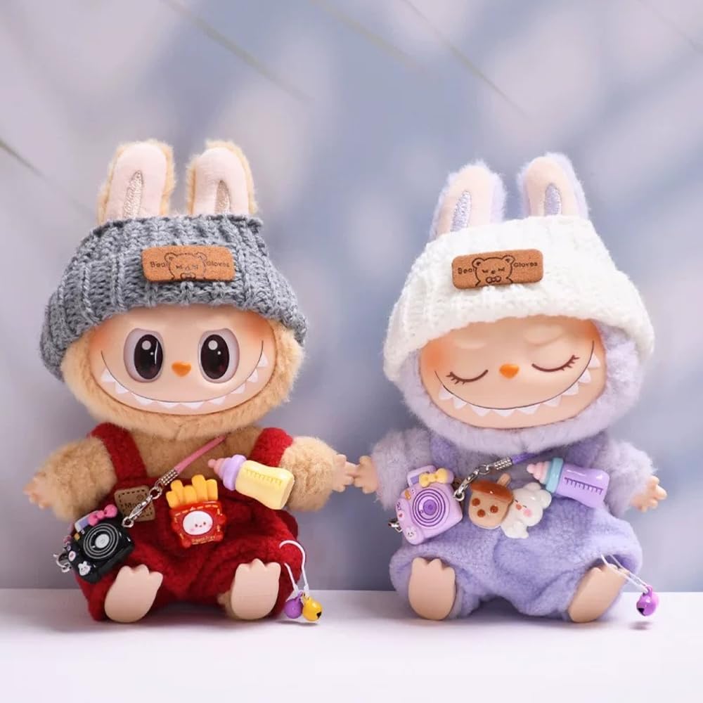 2025 New Clothes For Labubu Outfit, Exquisite Accessories For Labubu,Cute Clothes Set For 17 Cm Labubu Accessories (#E)
