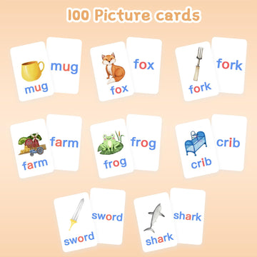 Tichgeim Phonics Flash Cards, Cvc Word Games For Kindergarten, Learn To Read Phonics Games For Toddlers, Educational Learning Ac