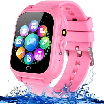 Kids Waterproof Smart Watch For Boys Girls Ages 3-12 Learning Toys With 26 Games Camera Video 1.44'' Touchscreen Music Player Al