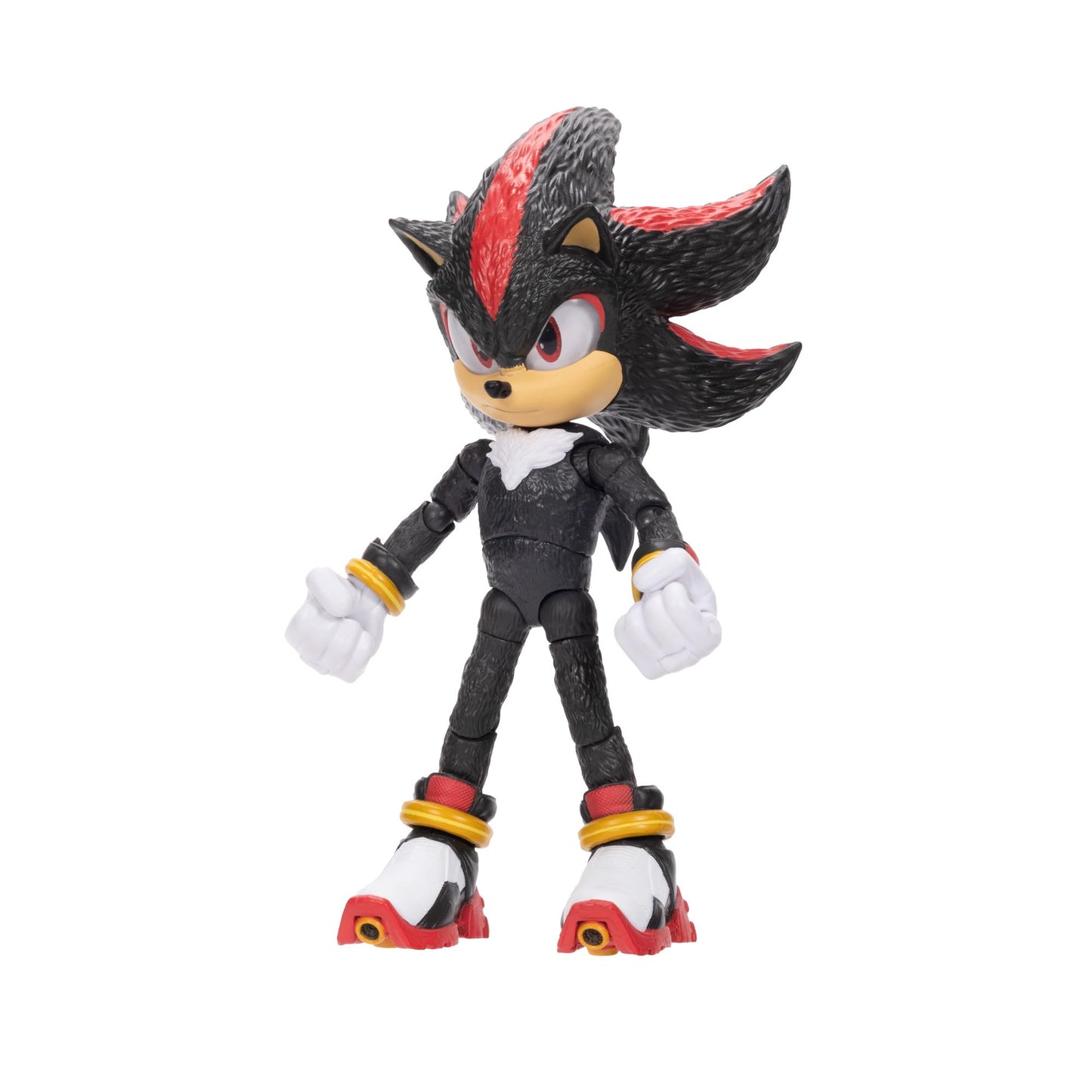 Sonic The Hedgehog Sonic 3 Movie Action Figures 5-Inch Shadow Collector Toy Figure, Highly Articulated for Boys Girls - Official