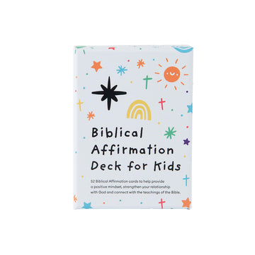 Kids Christian Affirmation Cards | 52 Biblical Affirmations With Bible Verse | Encouragement Christian Gift For Girls And Boys |