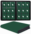 WUTONMU enhanced 9-Pocket Zippered Trading Card Binder  540 Pockets Double-Sided Side-Loading Card Organizer Album  PU Leather Card Holder Protector for MTG  TCG  Sports Cards (Green)