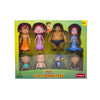 Funskool Chhota Bheem 8 In 1 Combo Action Figure Toy, Green Gold Chhota Bheem And Friends With Articulation, 4 Inches, Cartoon C