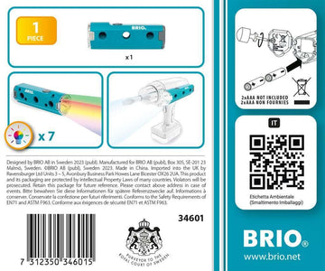 Brio Builder - 34601 Flashlight | Educational Roleplay & Construction Toy For Kids Age 3 Years Up
