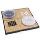 Songyun Magnetic 19X19 Go Game Set 11-Inch Folding Board With 361 Magnetic Single Convex Plastic Go Stones - Portable Travel Go