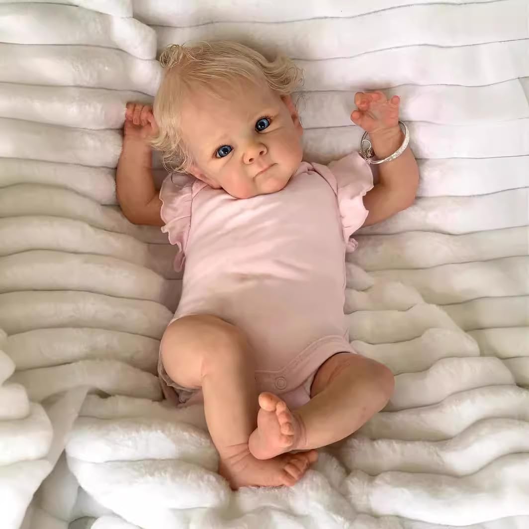 Npkcjzy Lifelike Reborn Baby Dolls - Bettie, 18 Inch Newborn Baby Girl Doll With Weighted Soft Cloth Body, Real Life Baby Dolls