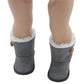 MSYO 19 Pcs Doll Shoes & Accessories for 18 Inch Dolls,7 Pairs Seasonal Styles with Doll Snow Boots/Sandals/Sequins/Shoes/ Socks