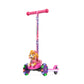 Paw Patrol Skye Kick Scooter For Kids, Self-Balancing 3 Wheeled Light Up Scooter With Extra Wide Anti-Slip Deck, Rear Brake, Lea