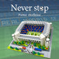 GOTIMON Micro Mini Blocks Football Stadium Set, 4575 Pieces, Plastic, White/Blue/Orange/Green, Model GT070
