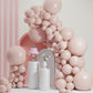 Scmdoti Matte Pink Balloons Different Sizes 18 12 10 5 Inch,Double Stuffed Matte Light Pink Balloon Arch Garland (Soft Baby Pink
