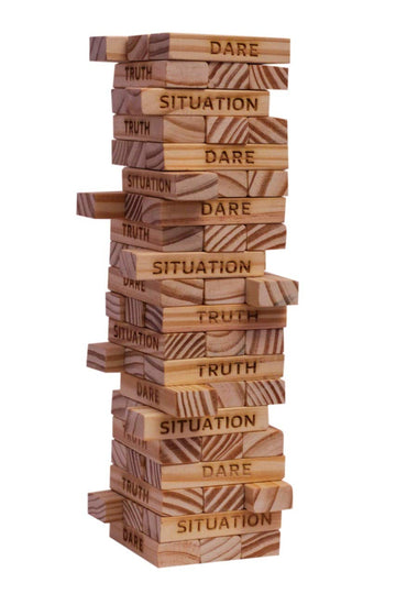 Shy Shy, Stacking Building Tasking Wooden Block Game