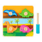 Jazzy Pearls Wooden Puzzle Montessori Toy Early Learning Educational Toys Dinosaur|Toys & Hobbies | Educational|1Set Matching Ga
