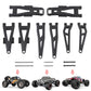 HAIBOXING RC Car Spare Parts Rear Upper/Lower Suspension Arms(Full Set) with Front&Rear Upper and Lower Suspension Arm Hinge Pin