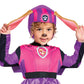 Paw Patrol Skye Costume Hat And Jumpsuit For Girls, Deluxe Paw Patrol Movie Character Outfit With Badge, Toddler Size Medium (3T-4T) Multicolored
