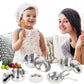 Pretend Play Kitchen Cooking Toys with Stainless Steel Cookware Play Pots and Pans Set