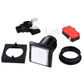 EG Starts 10x Arcade Square Shape LED Illuminated Push Button with Micro Switch Compatible for Arcade Machine Gaming Video Game Consoles Jamma Kit Parts 12V Lamp 33mm Buttons ( White Colour )