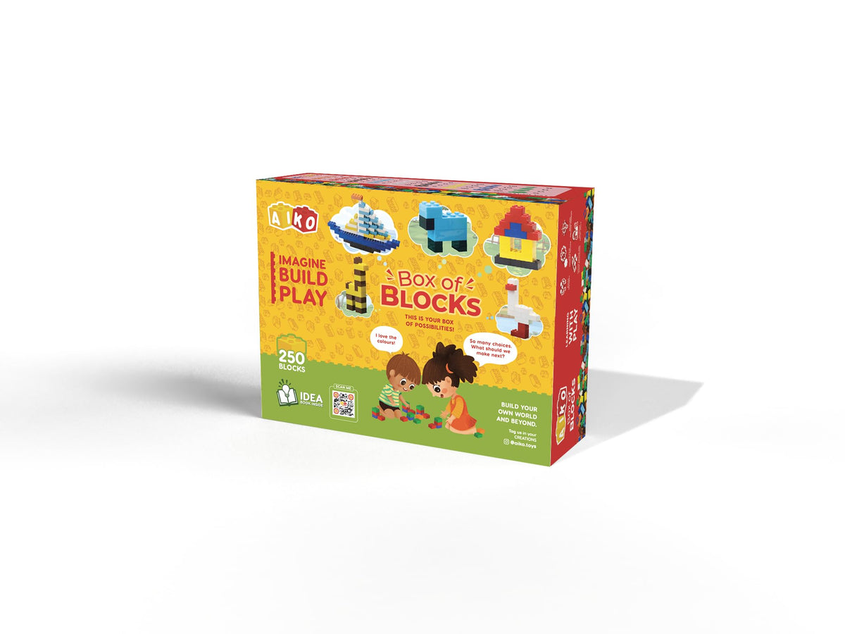 Radhey Preet Box of Blocks 250pcs for Kids, Children or Adults | Used as a STEM Toy | Building Construction Block Set | with Man
