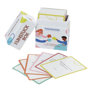 The Unstuck Box - Team Building: Games For Work, Building Games For Office Teams, Work Colleagues; Encourages Familiarity, Ice B