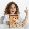 Letter Piggy Bank Primrend Personalized Wooden Money Coin Cash Saving Bank For Boys Girls Kids Toddler Gifts For Birthday|Christ