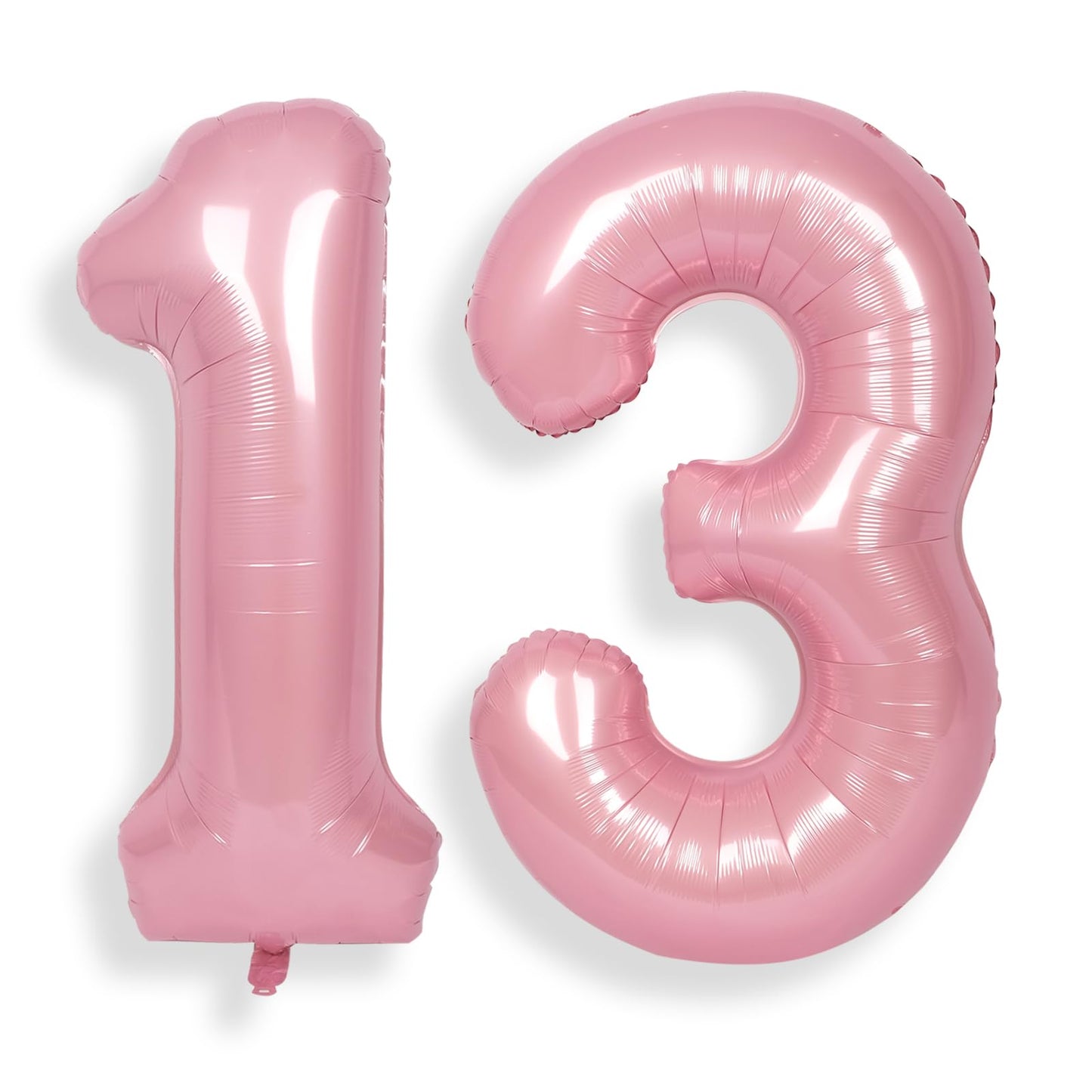 SUWEN 40 Inch Pink Foil Number Balloons 0-9 Jumbo Mylar Birthday Party Decorations for Girls and Women