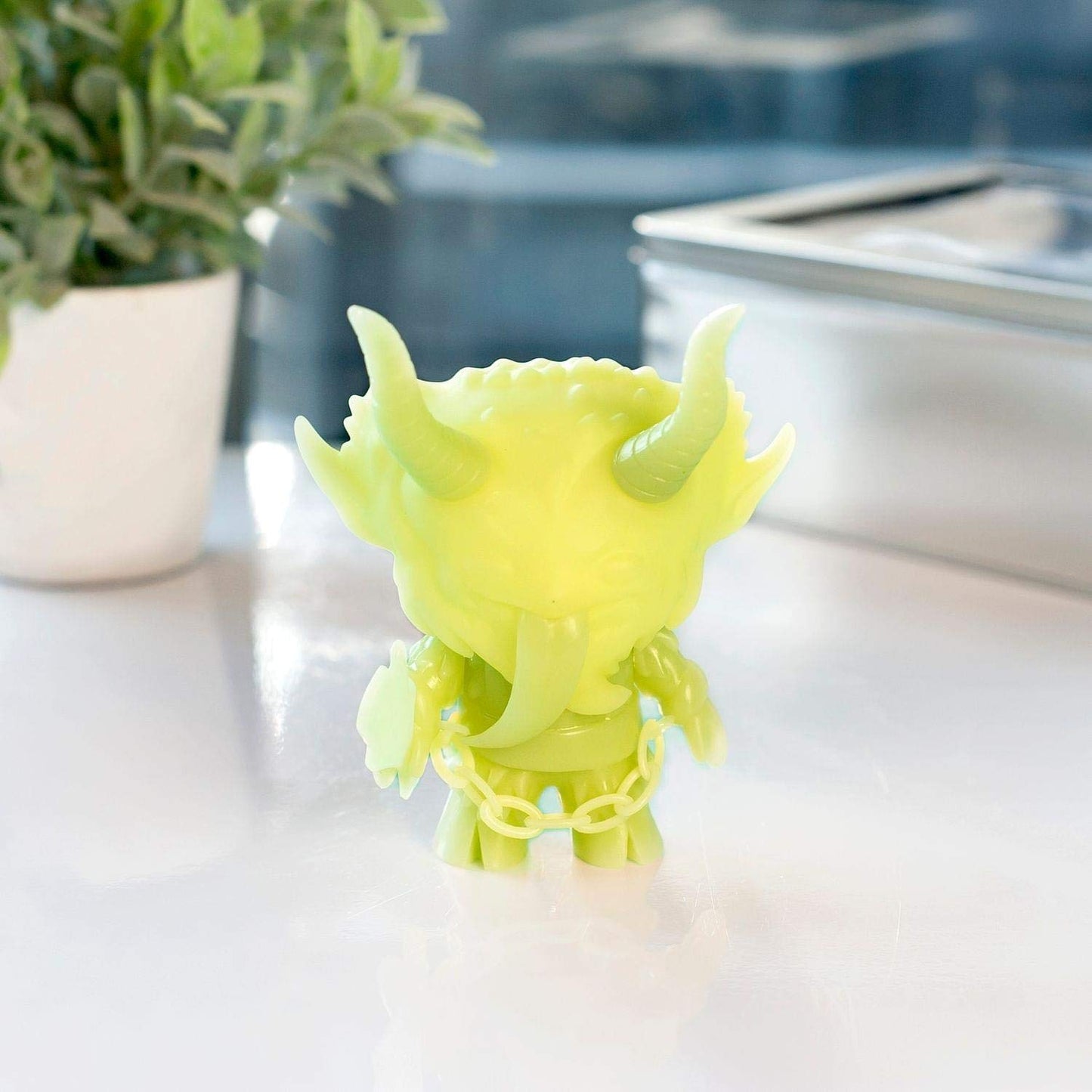 Christmas Krampus Vinyl Action Figure | Glows in The Dark | 5 Inches