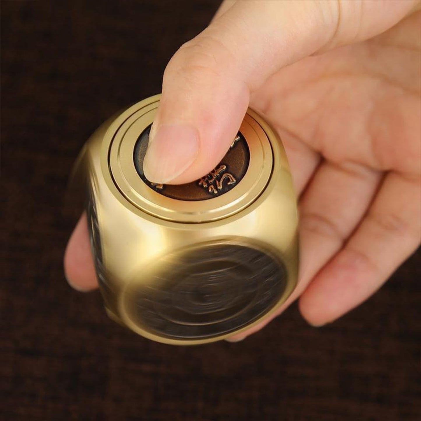 Fidget Toys For Adults,Anti Anxiety Metal Fidget Spinner,Portable Handheld Metal Fidget Toy,Fidget Cube Desk Toys For Office(Lar