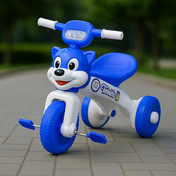 Funride Tricycle For Kids - Charlie Foldable Baby Tricycles - With Music And Lights - Trikes For Boys And Girls 18-36 Months - (