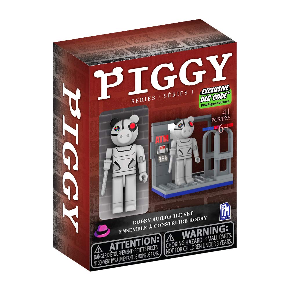 PIGGY - Robby Figure Buildable Set - Robby Building Brick Set Series 1 - Includes DLC