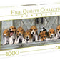 Clementoni - 39435 - Collection Panorama Puzzle For Adults And Children - Beagles - 1000 Pieces