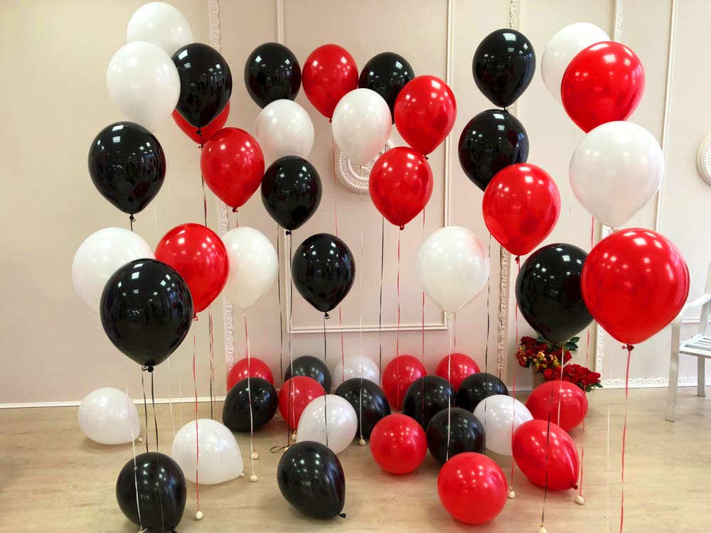 Treasures Gifted Matte Red Balloons - Dark Red Balloons - Ruby Red Balloons - Cherry Red Latex Balloons - Crimson Latex Balloons
