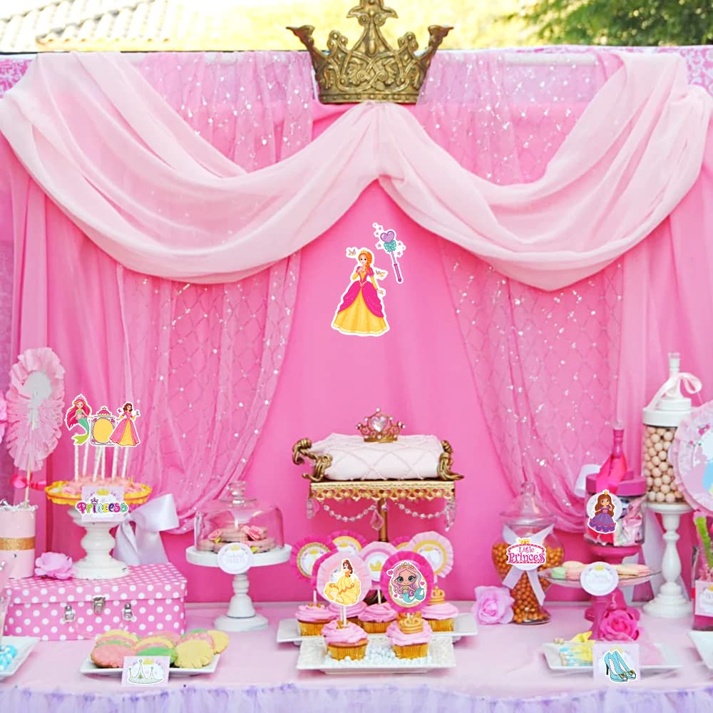 Qtl 70Pcs Cute Princess Stickers For Girls Kids Stickers For Water Bottles Fairy Tale Princess Stickers For Party Supplies Water