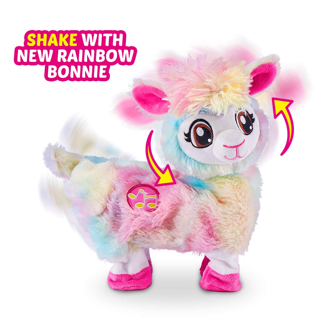 Pets Alive Rainbow Bonnie The Booty Shakin Llama Battery-Powered Dancing Robotic Toy By Zuru, 1 Count (Pack Of 1)