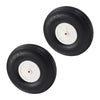 Fielect 5 inch RC Model Airplane Super Light Sponge Tire Tail Wheel Tire and Wheel Sets for RC Car Airplane PU Sponge Tire with